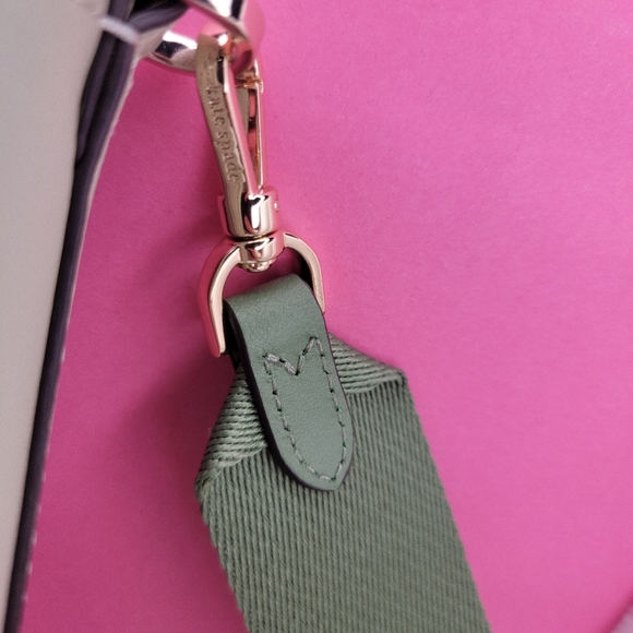 NWT Kate Spade Audrey Mini Bucket Crossbody Bag, Sage Green - Picture 13 of 14